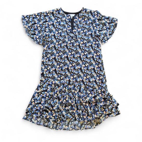 Reiss Lulu Flippy Ruffle Hem Mini | Soft Swing Silhouette, Sz 6 - Picture 5 of 12